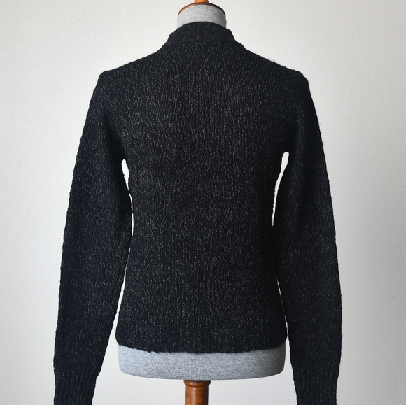 Vero Moda High Neck Sweater Black Melange Size XS - Picture 5 of 8